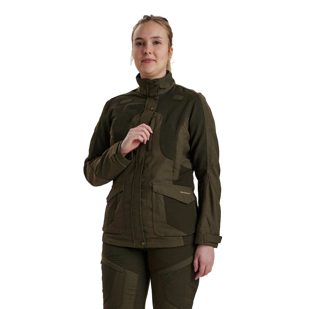 DAMSKA KURTKA DEERHUNTER LADY ANN EXTREME 5113 - Palm Green - Pozowanie z przodu