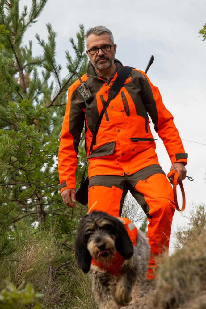 SPODNIE DEERHUNTER STRIKE EXTREME 3155 - Pomarańczowy - Podczas polowania z psem