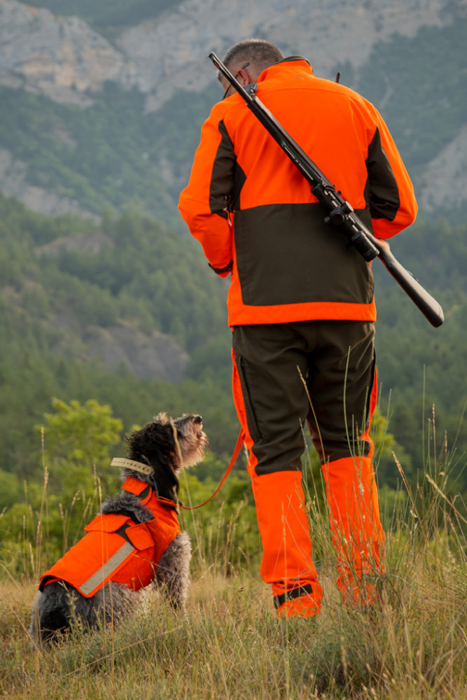 SPODNIE DEERHUNTER STRIKE EXTREME 3155 - Pomarańczowy - Podczas polowania z psem w górach
