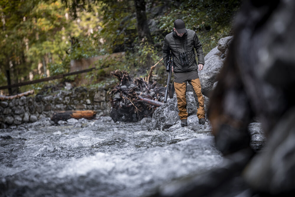 SPODNIE DEERHUNTER STRIKE 3989 - Brązowy - Podczas polowania z podchodu