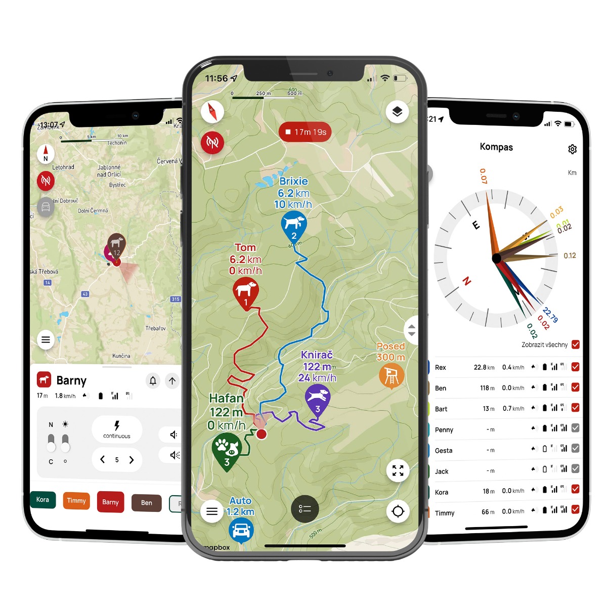 Lokalizator DOGTRACE DOG GPS X30 - Rozbudowana aplikacja