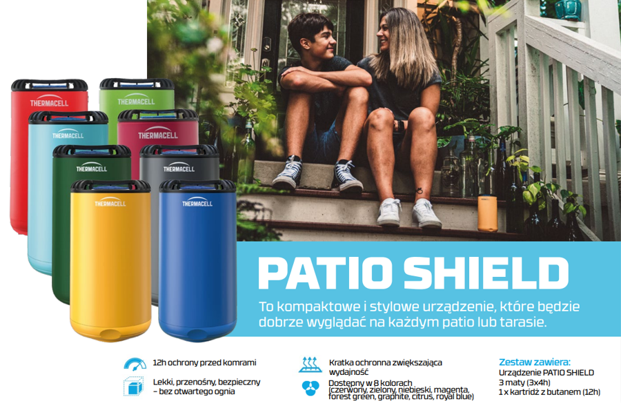 Thermacell Patio Shield - Cechy produktu 