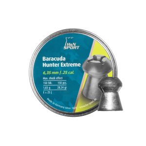 Śrut Diabolo H&N SPORT - BARACUDA HUNTER EXTREME 6,35 mm 150 szt.