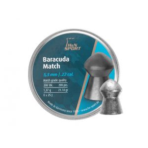 Śrut Diabolo H&N SPORT - BARACUDA MATCH 5,52 mm 200 szt.