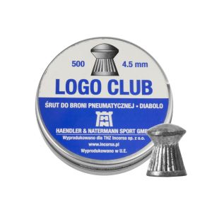 Śrut Diabolo H&N SPORT - LOGO CLUB 4,5 mm 500 szt.