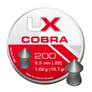 Śrut Diabolo UMAREX COBRA POINTED RIBBED 5,5 mm 200 szt.