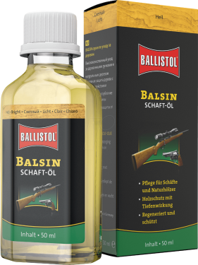 Olej na bazie bejcy do drewna BALLISTOL BALSIN 50ml - Bezbarwny, 4017777230307, Ballistol Środki chemiczne