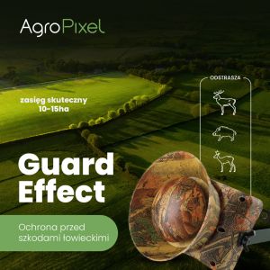 Guard Effect AGROPIXEL odstraszacz zwierząt - zestaw jedno głośnikowy, Guard Effect AGROPIXEL - odstraszacz zwierząt, Środki odstraszające AgroPixel