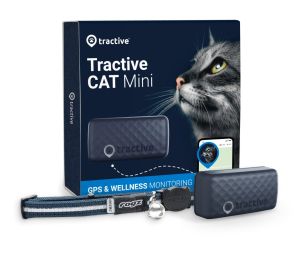 Lokalizator GPS dla kotów TRACTIVE GPS CAT Mini - Ciemnoniebieski