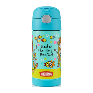 Termos dziecięcy ze słomką THERMOS syrena 0,35l