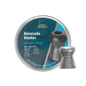 Śrut H&N BARACUDA HUNTER 5,5 mm 200 szt., 4047058015095, Haendler&Natermann Śrut 5,5mm