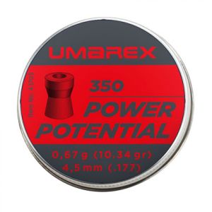 Śrut Diabolo UMAREX POWER POTENTIAL 4,5 mm 350 szt., 4000844769596, Śrut 4,5mm Umarex