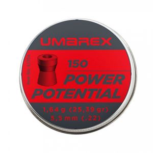 Śrut Diabolo UMAREX POWER POTENTIAL 5,5 mm 150 szt., 4000844769589, Śrut 5,5mm Umarex